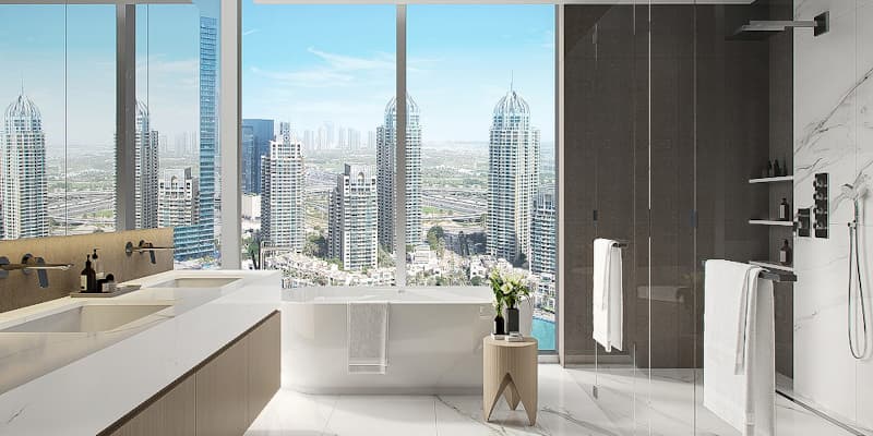 Luxurious studio apartment in LIV Marina, Dubai Marina image 5
