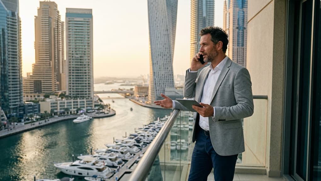 Modern apartment building showing how to manage rental properties in Dubai for maximum returns and tenant satisfaction.